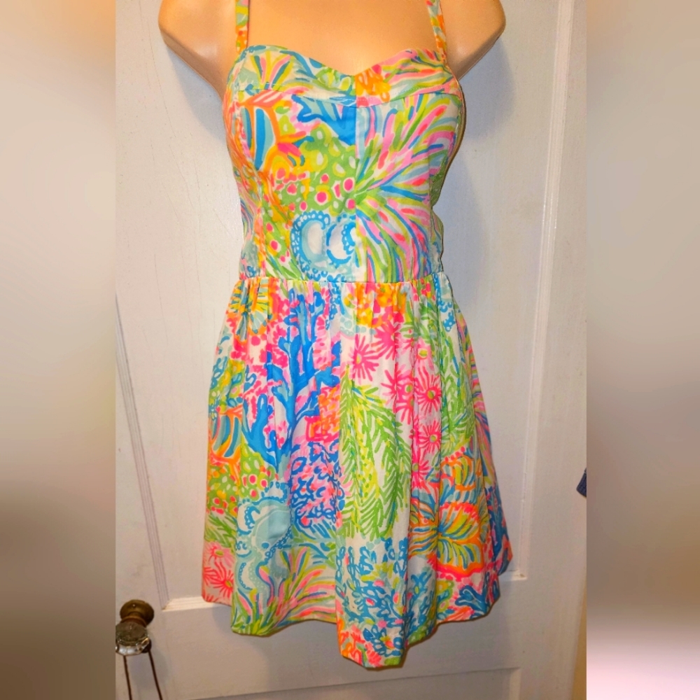 Lilly Pulitzer Sundress Ladies Size 14 excellent pre-owned condition